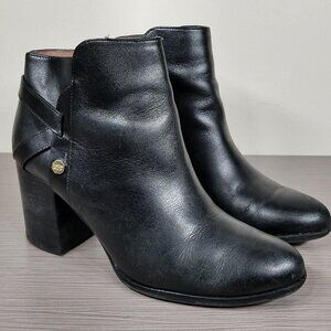 Louise et Cie Zanara Bootie, Black Leather, Womens Size 7.5 M